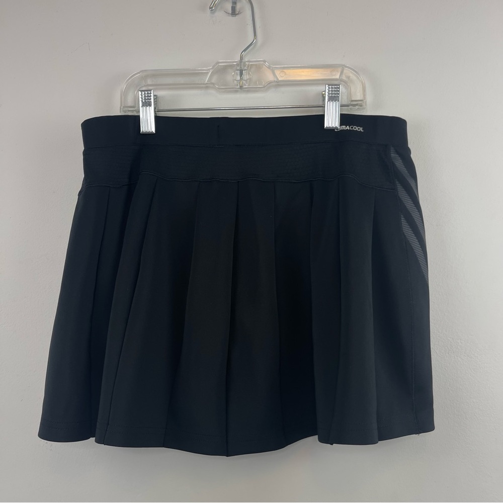Adidas Supernova Skort Women’s Black Lined Mini Skirt Golf Tennis Climacool Med - Picture 5 of 9